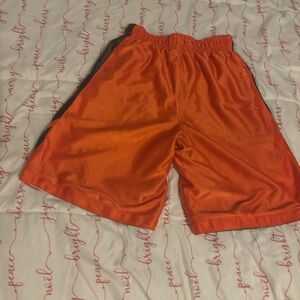 Men's Orange Athletic Shorts